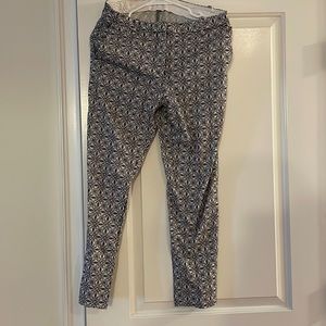 Professional patterned pants, womens, size 10